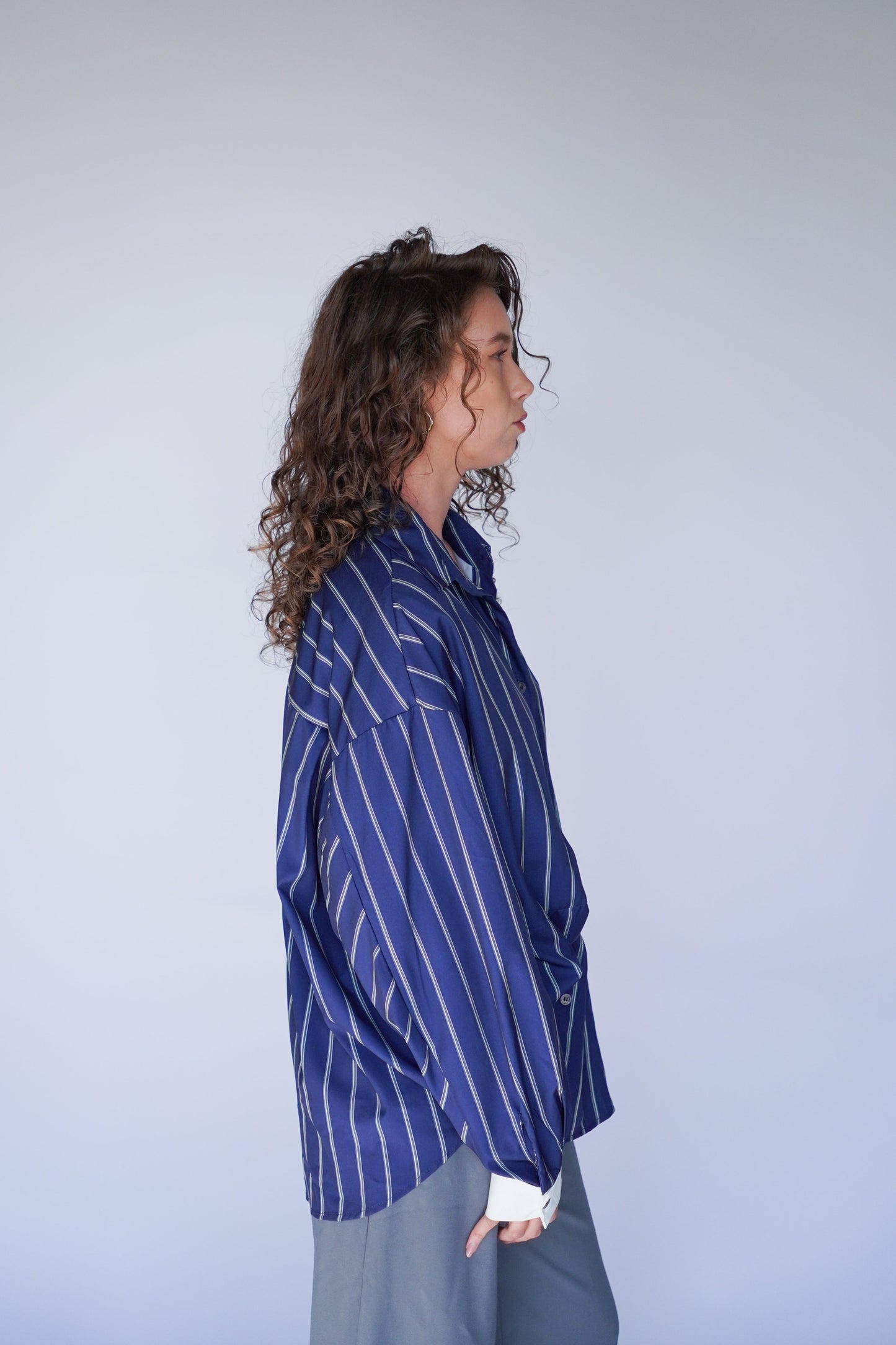 Parijs gestreepte blouse