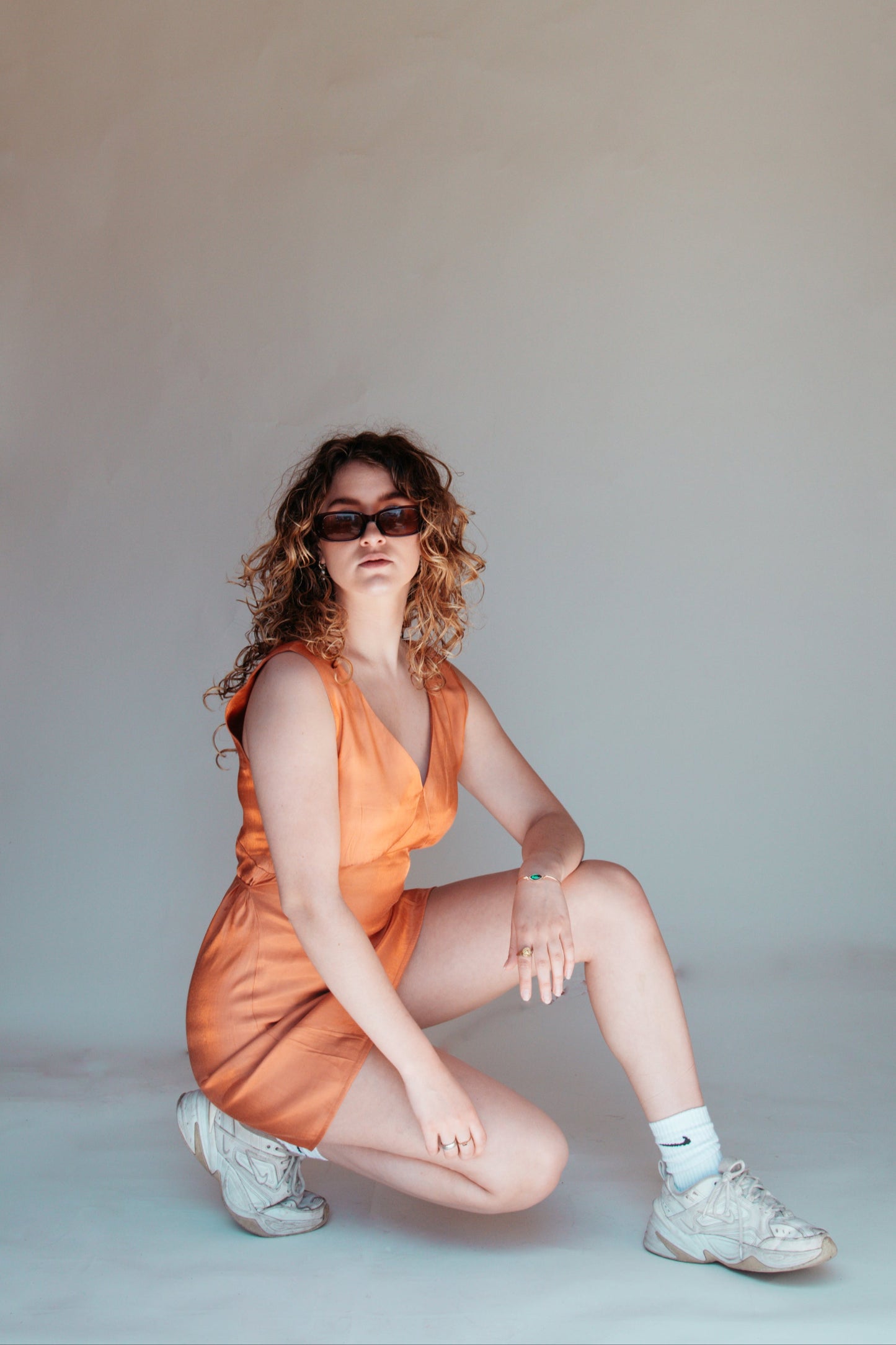 Rayn jurk sunset orange