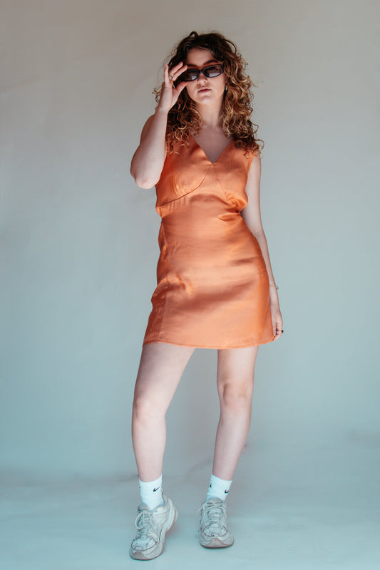 Rayn jurk sunset orange