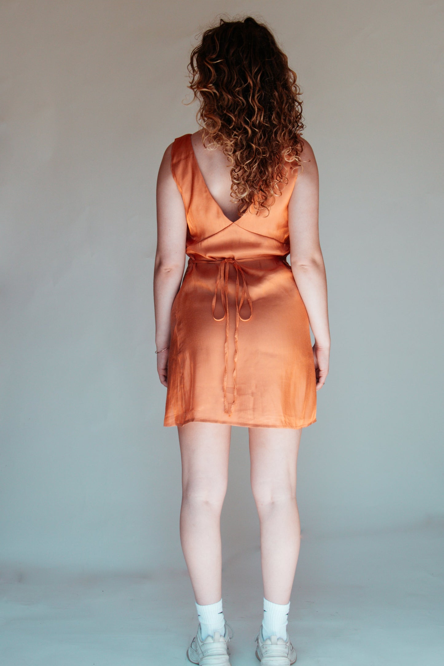 Rayn jurk sunset orange