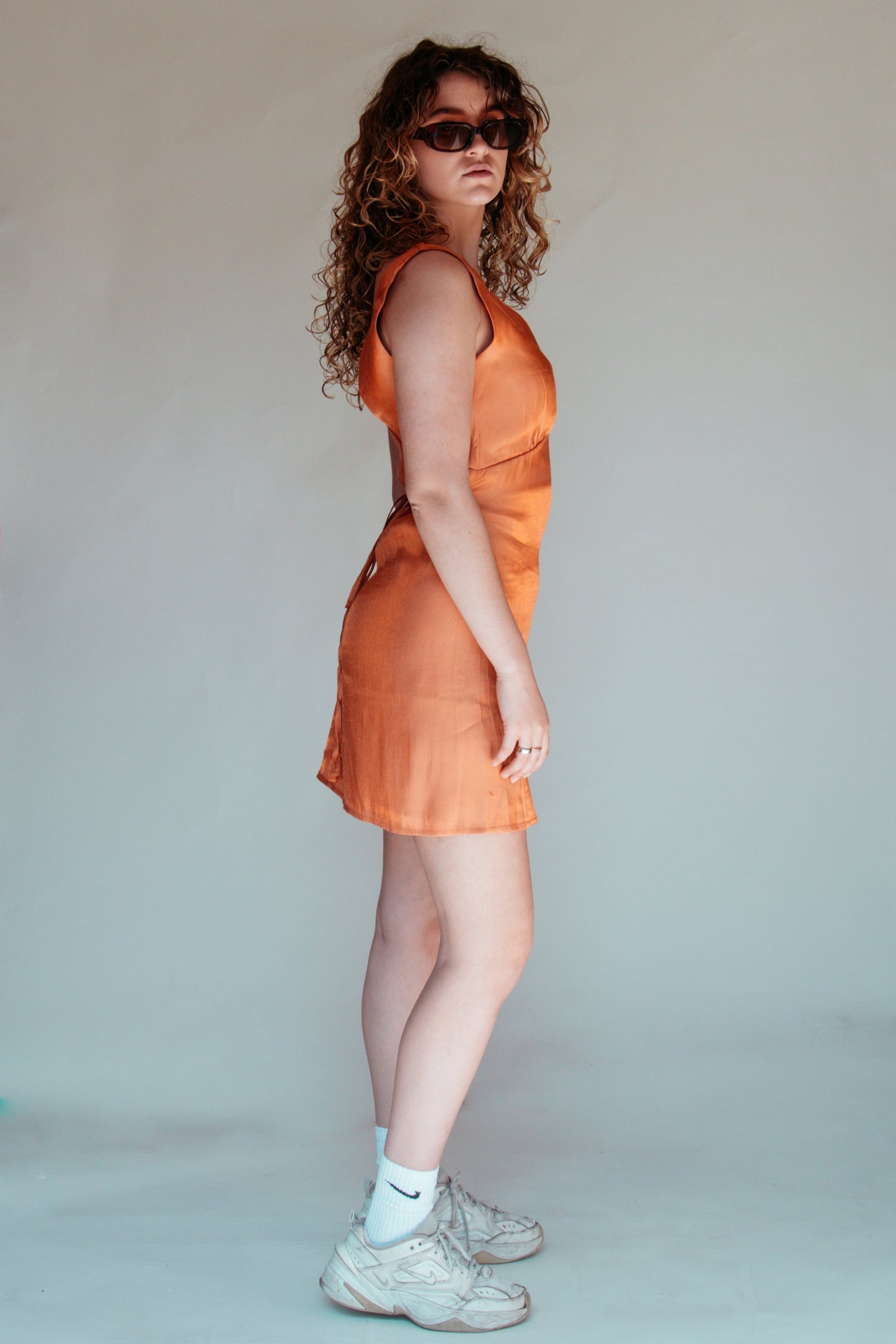 Rayn jurk sunset orange