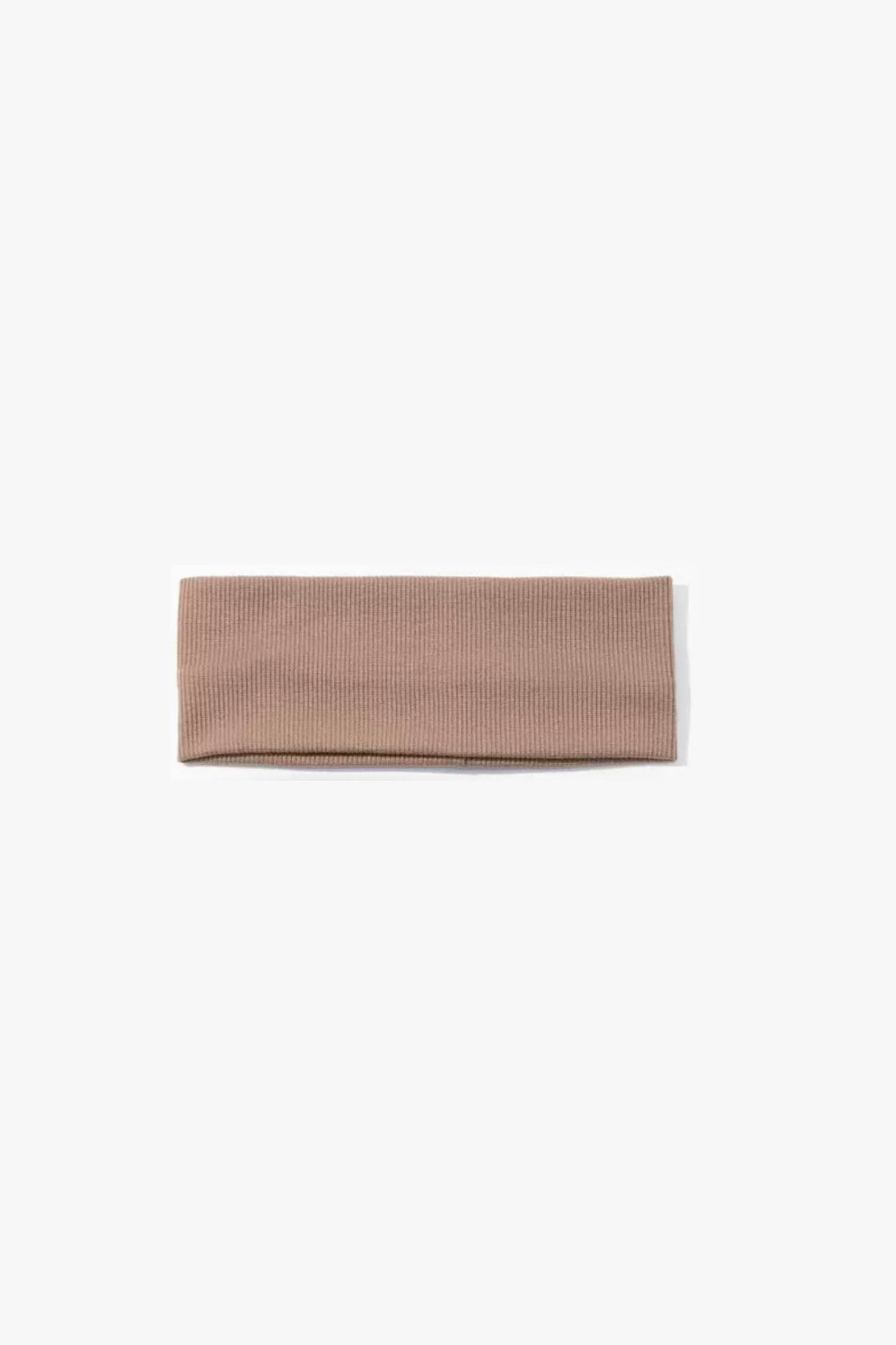Beige headband on a white background