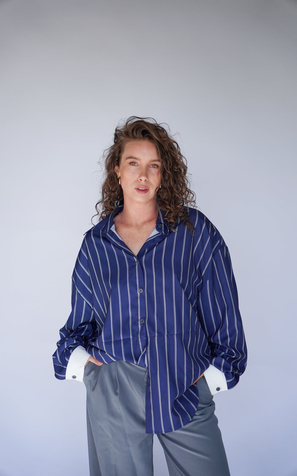 Paris striped blouse