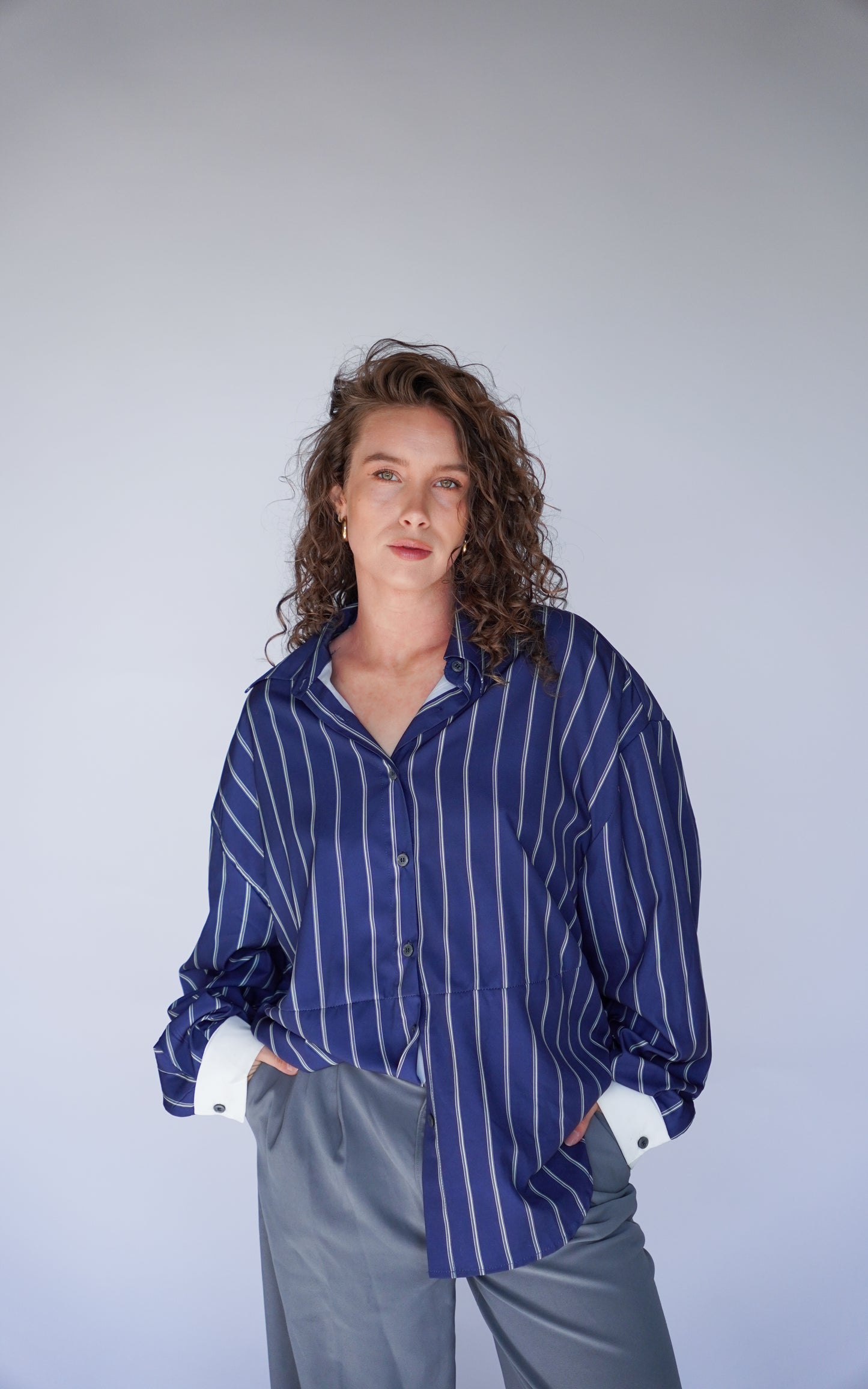 Paris striped blouse