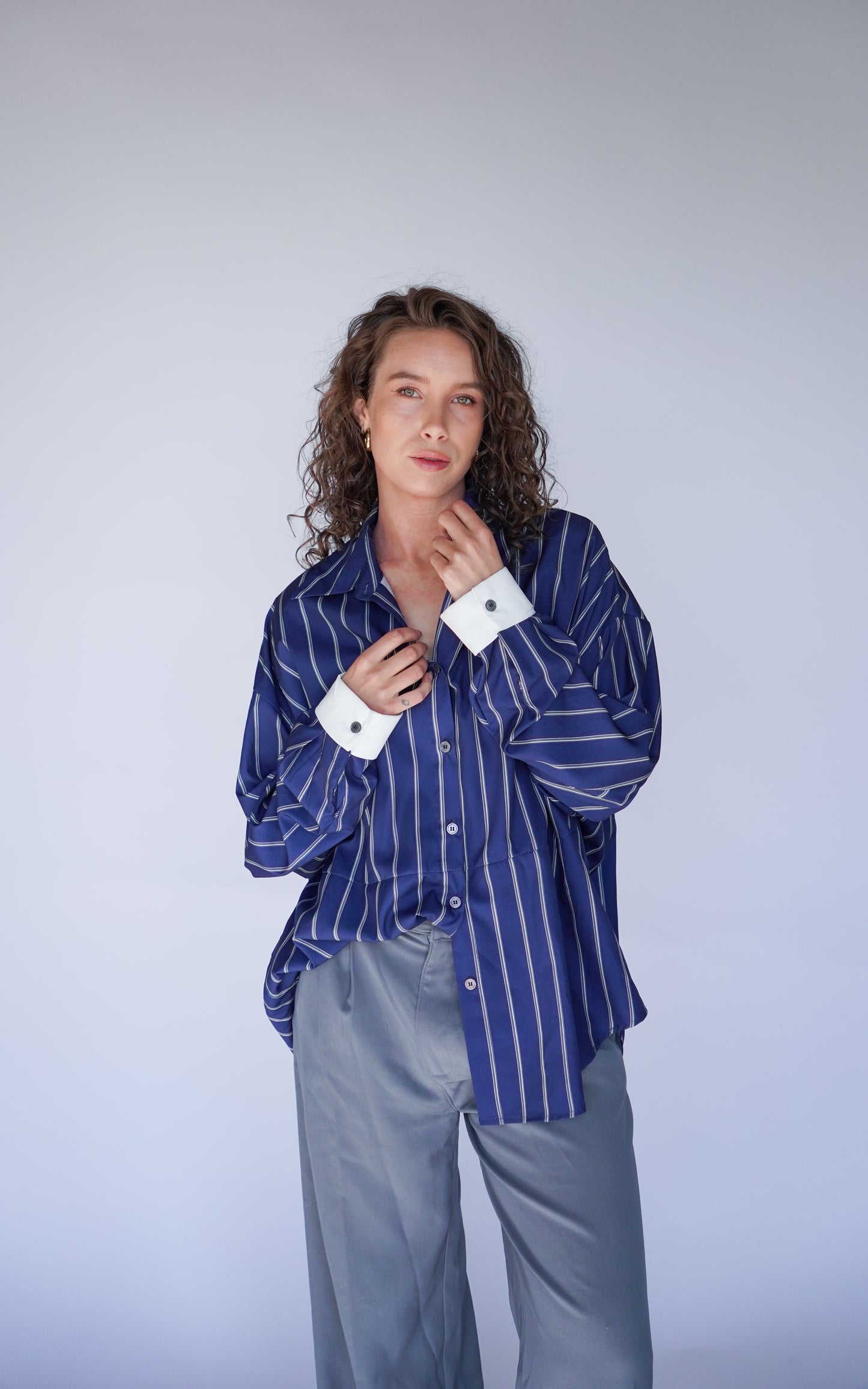 Paris striped blouse