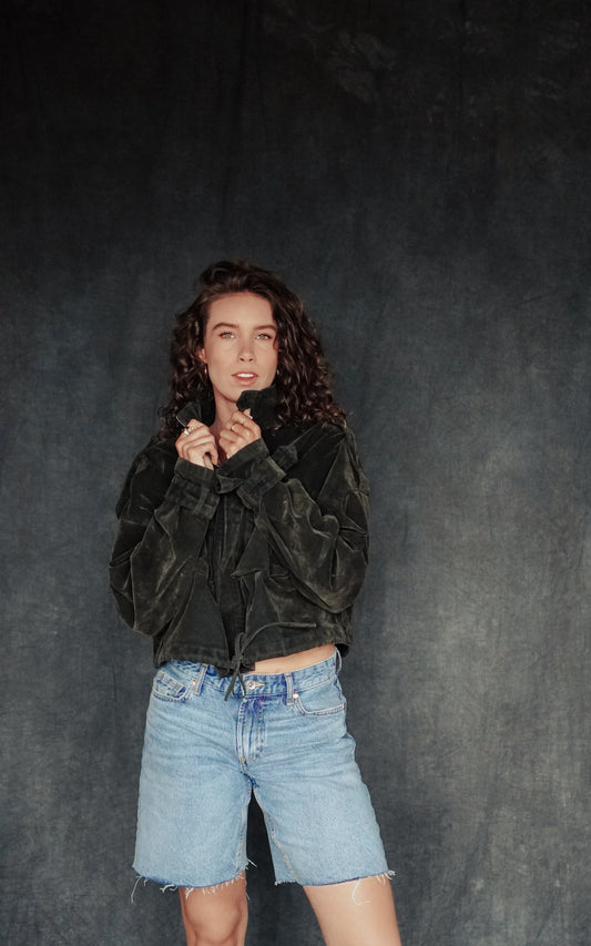 Evie cropped jacket