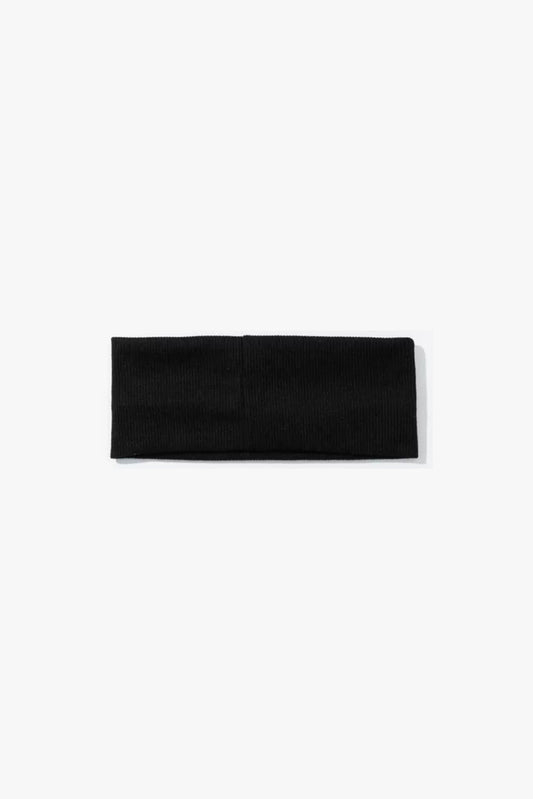 Black rectangular fabric on a white background